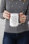 You're a person of great heart and great character and that combination will always win the day. - Richard Gilmore  This is the perfect mug for anyone who loves all things Gilmore Girls!